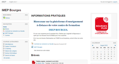 Desktop Screenshot of moodlebourges.com